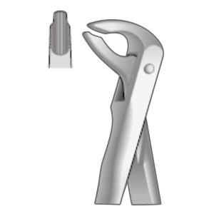 EXTRACTION FOCEPS WITH ANATOMICAL GRIP